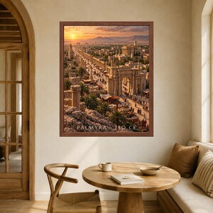 Palmyra 250 CE Roman City Print, Ancient Syria History Art (Digital Download) image 5
