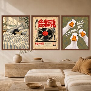Japanese Turntable Poster, Vinyl Record Wall Art, Retro Music Print (Digital Download) image 9