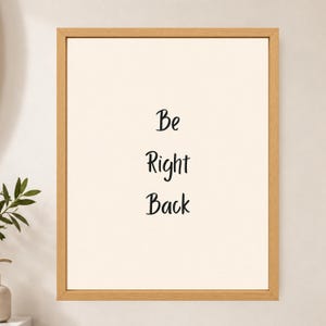 Funny Bathroom Print, Minimalist Toilet Humor Art (Digital Download) image 2