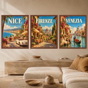 Florence Travel Poster, Duomo Wall Art, Italy Travel Print, Tuscany City Decor, Digital Download image 10