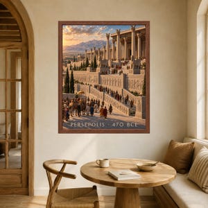 Persepolis Wall Art, Ancient Persia Poster, Achaemenid Empire Print, Persian History Decor, Digital Download image 5