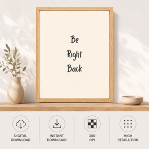 Funny Bathroom Print, Minimalist Toilet Humor Art (Digital Download) image 11