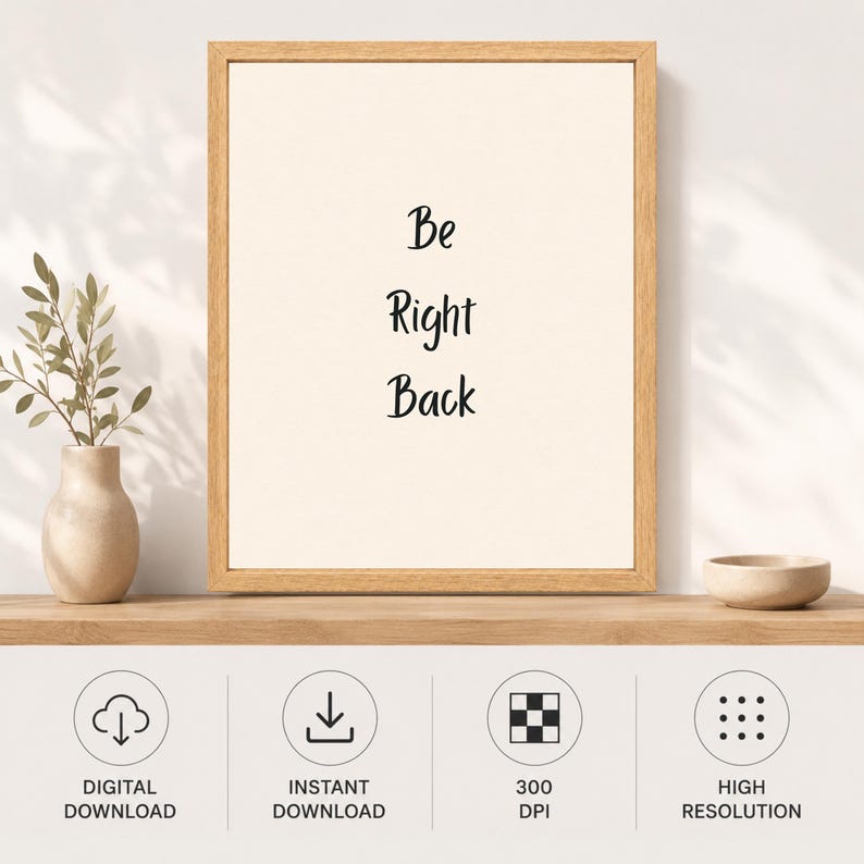 Funny Bathroom Print, Minimalist Toilet Humor Art (Digital Download) image 11