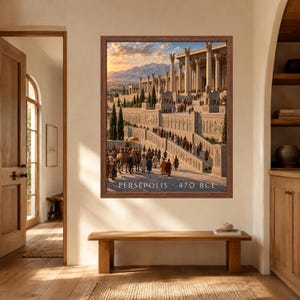 Persepolis Wall Art, Ancient Persia Poster, Achaemenid Empire Print, Persian History Decor, Digital Download image 8