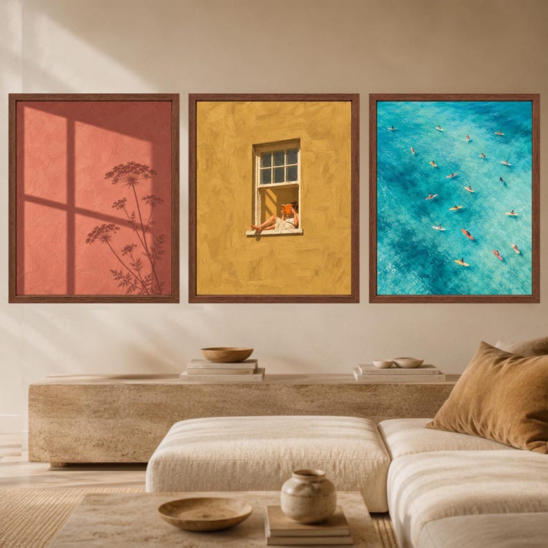 Woman Reading Window Print, Mustard Yellow Wall Art, Book Lover Decor (Digital Download) image 10