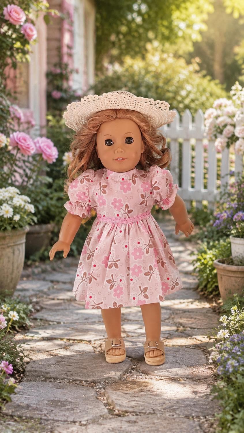 molly birthday dress American Girl for Girl Midi dress