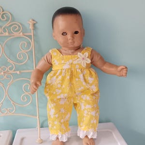 Baby doll 15 inch or 16 inch clothes, Bitty Baby or Bitty Twin romper ,  gifts for girls, doll lovers