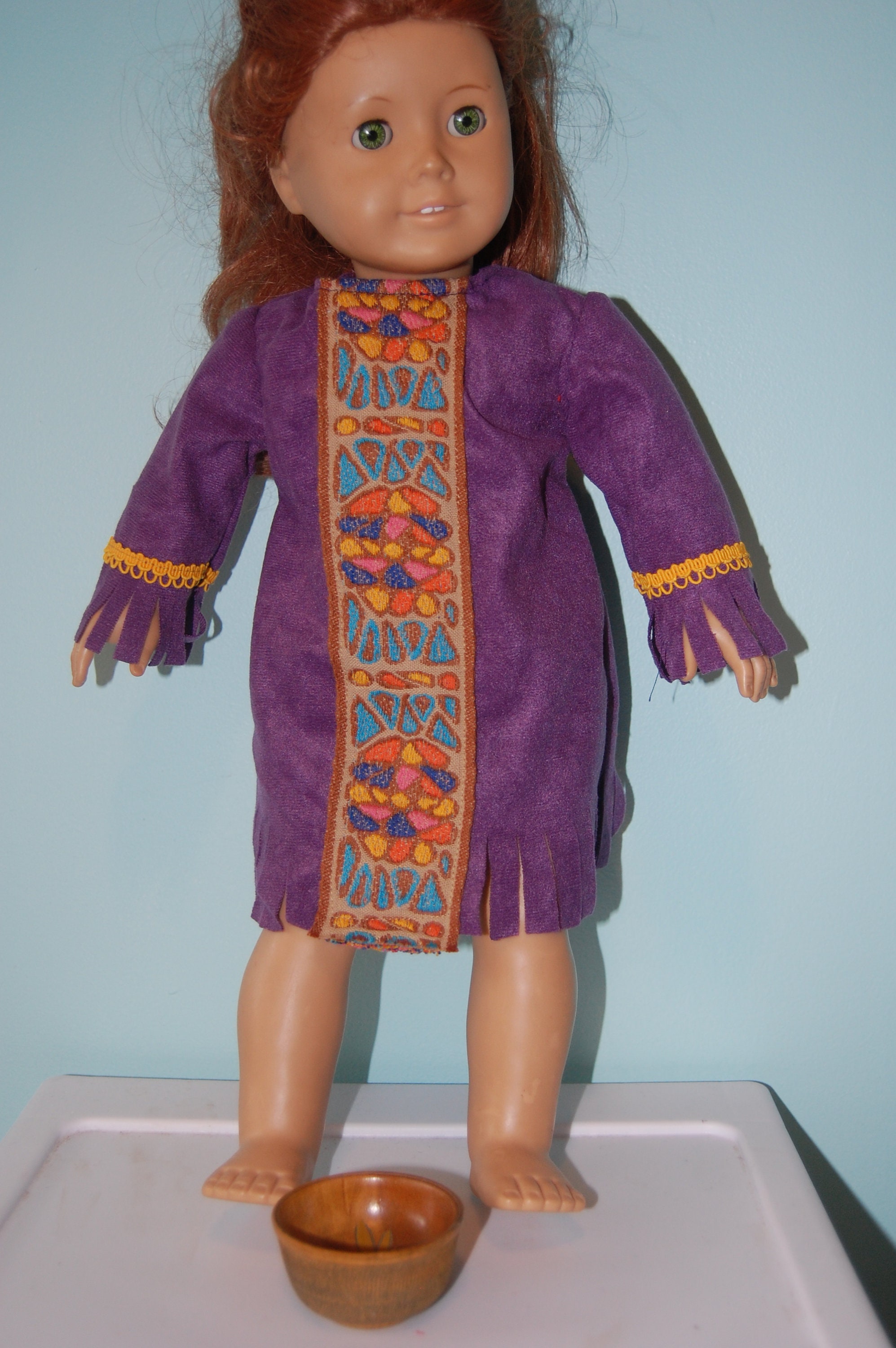 18 Inch American Girl doll Clothes Kaya Native American dress Etsy