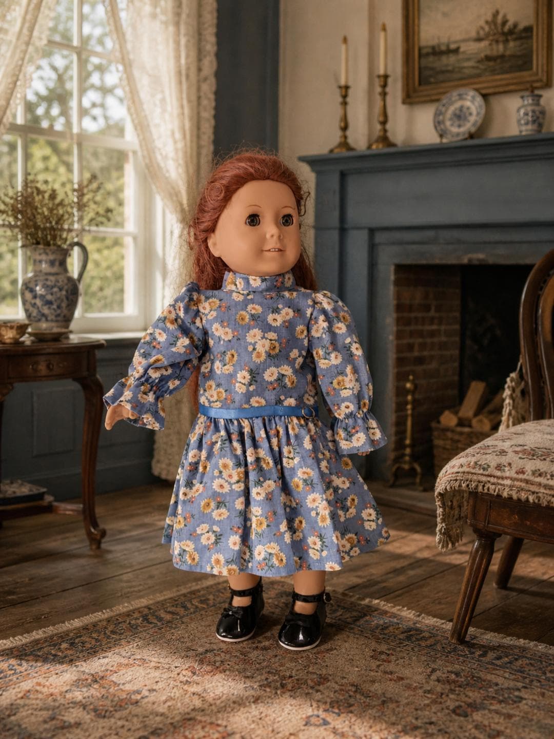 american girl samantha birthday dress PLEASANT COMPANY American Girl Samantha Birthday Outfit Pinafore RARE 1993