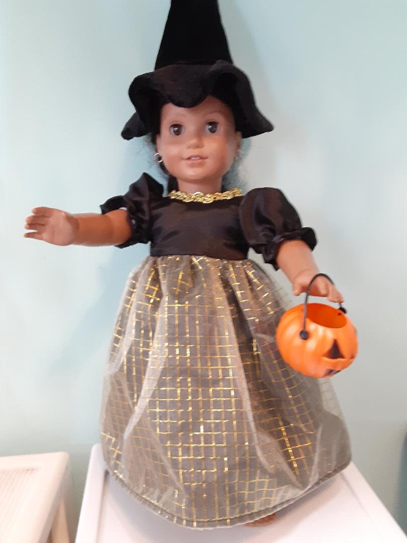 18 Inch American Girl Doll Witch's Costume long dress Etsy