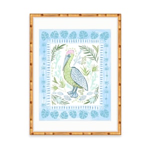 Pelican in Paradise, Art Print