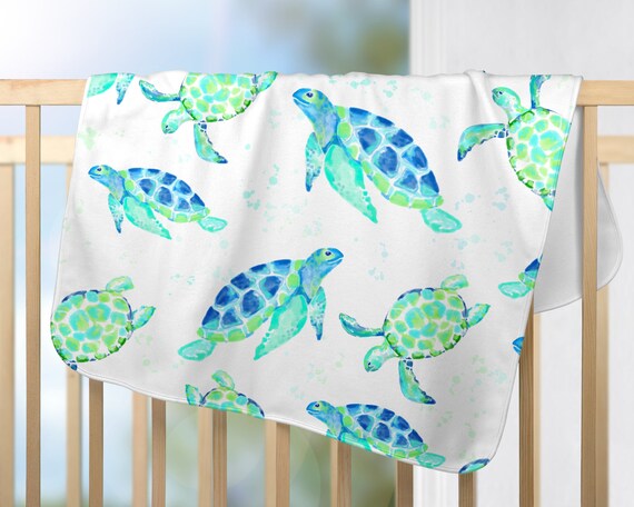 turtle baby blanket