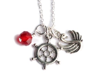 Once Upon A Time Captain Swan Necklace