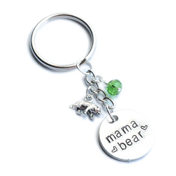Porte-clés maman ours