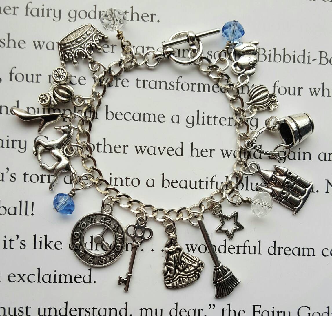 Cinderella Charm Bracelet Etsy Singapore