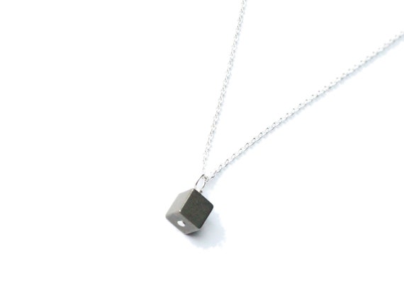 Pyrite Cube Necklace, Empath, Energy Shield, Naturally Alleviate Fatigue,  Exhaustion, Block Negative Energy - Etsy