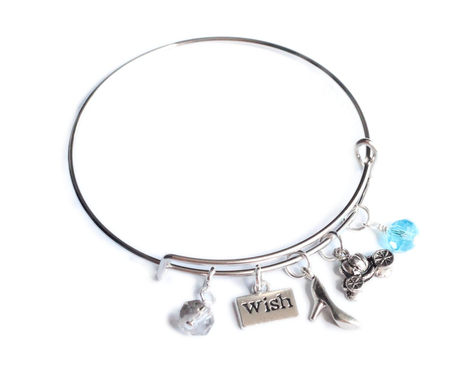 Cinderella Charm Bracelet Etsy