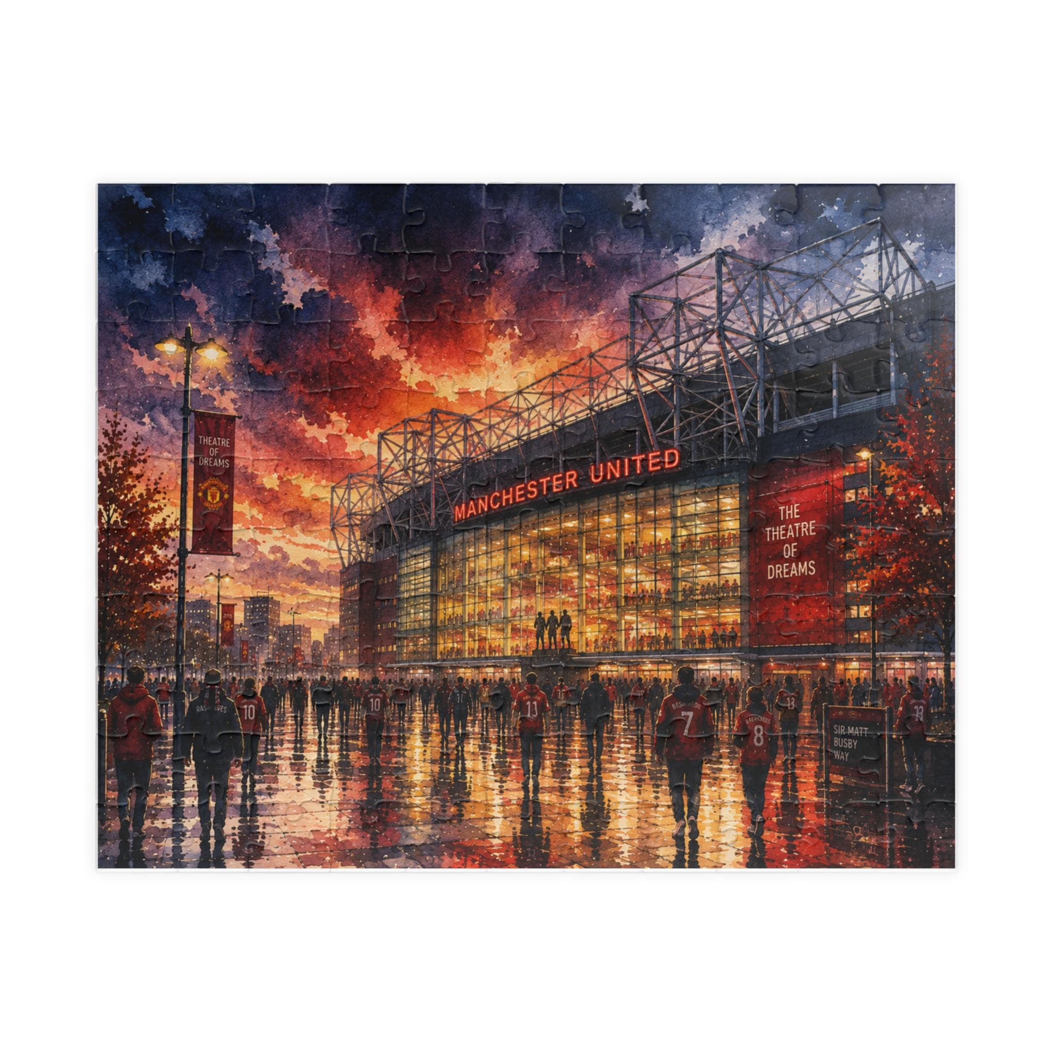 Man United Puzzle - Etsy