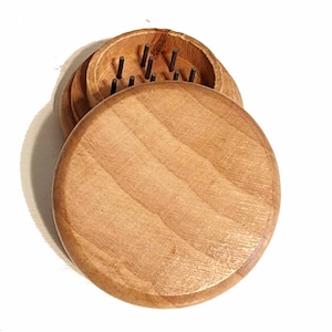 Solid Oak herb grinder