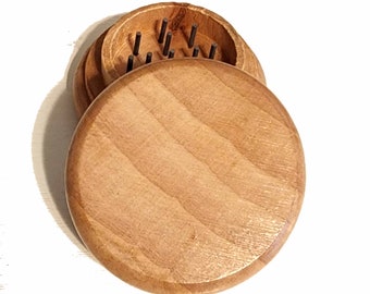Solid Oak herb grinder