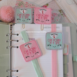 Weight loss one pound scales planner paper clip band charm Embroidery diary kawaii slimming world watchers