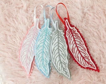 Plumas colgantes personalizadas Recuerdo de Navidad Ángel Bolas personalizadas