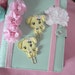 Sweet Puppy dog planner felt paper clip kikkik filofax journal
