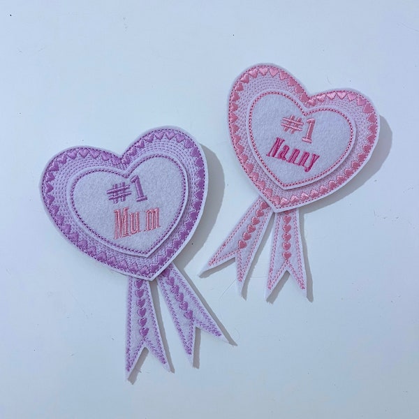 Mothers day brooches / clips / Nanny / nan / mum / birthday