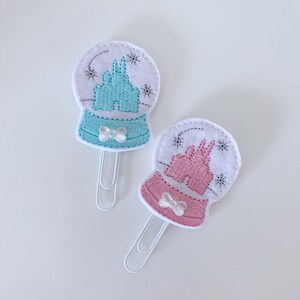 Magical Castle planner paper clip / Embroidery / diary / kawaii / bookmark / candy