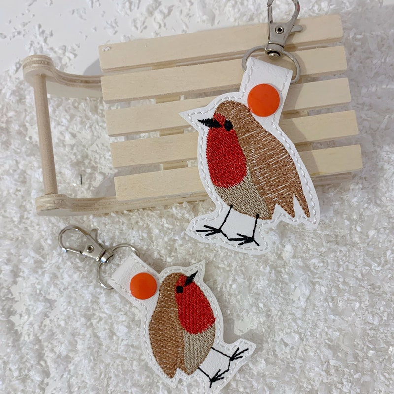 Robin Charm Key Ring - Etsy UK