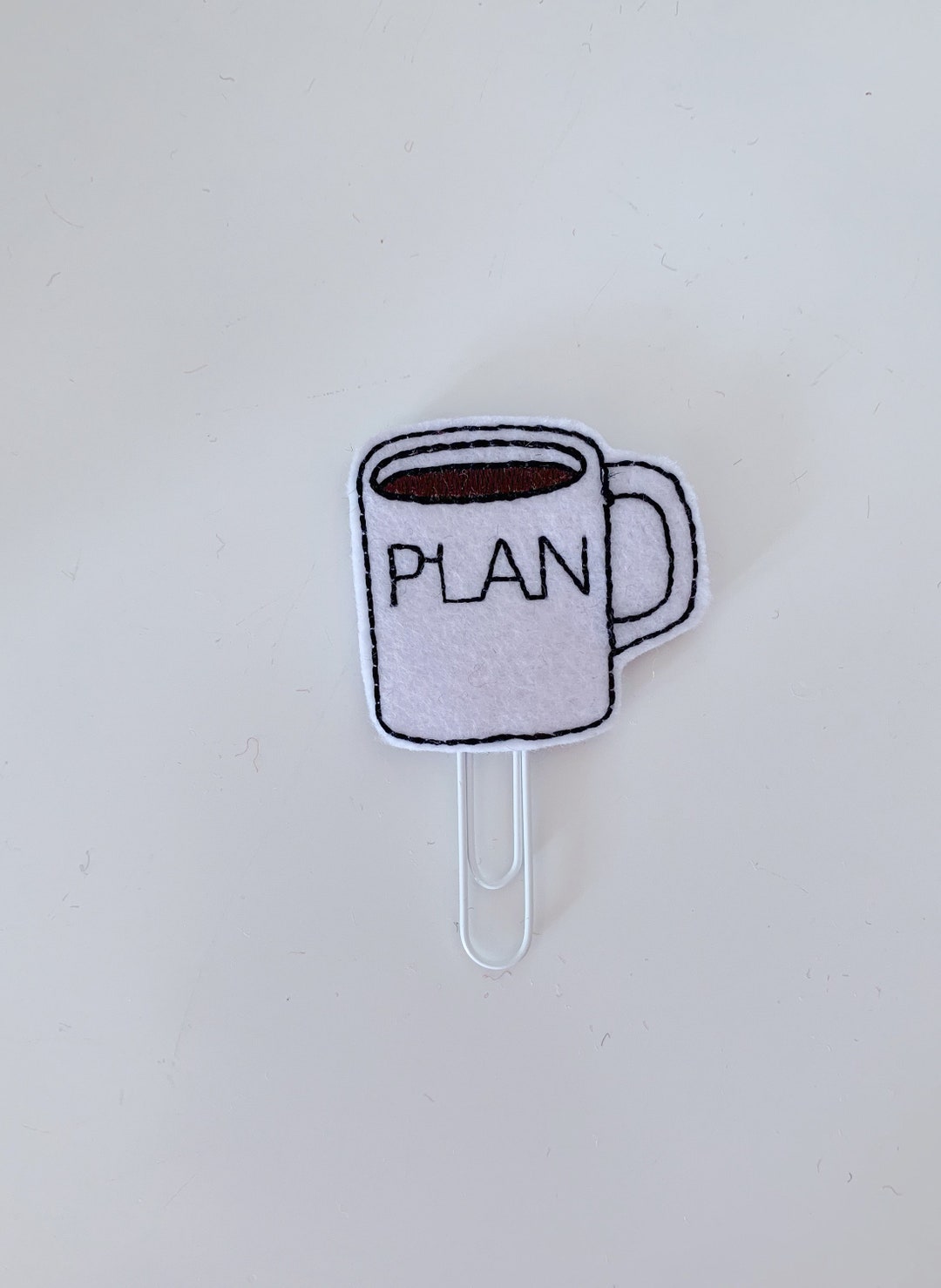 Plan Mug Planner Paper Clip / Charm / Embroidery / Kikkik / Diary
