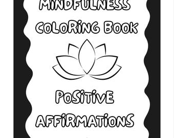 Positive Affirmations Coloring Pages #1