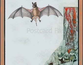 Halloween Borte, sofortiger DIGITALER Download, Fledermaus, Kürbis, Zwerge