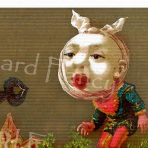Terrible Toothache, Vintage Trade Card, DENTIST, Instant DIGITAL Download