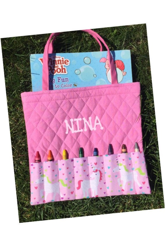 Download Unicorn Tote Bag Crayons Bag Coloring Book Bag Totes Bags Purses Valresa Com