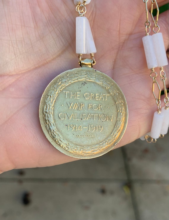 Antique WW1 Canadian Bronze Service Medal, Victory A… Gem