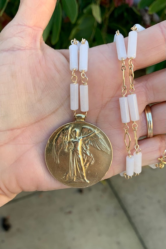 Antique WW1 Canadian Bronze Service Medal, Victory A… Gem