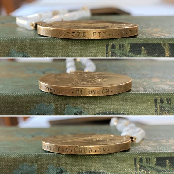 Antique WW1 Canadian Bronze Service Medal, Victory A… Gem