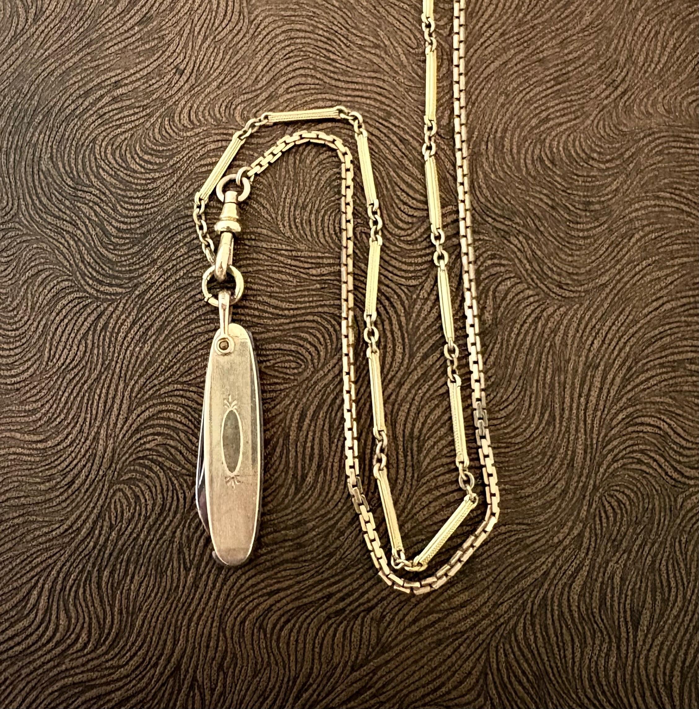Antique Simmons Watch Chain - Etsy