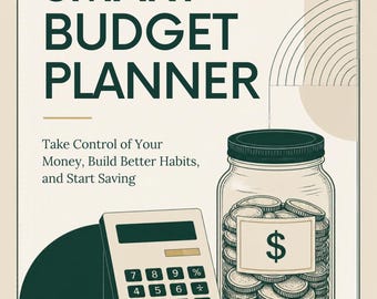 Budgetplaner (PDF zum Ausdrucken), Monatlicher Ausgaben-Tracker, Sparziel-Arbeitsbuch, Finanzplaner, Schuldenabbau-Tracker