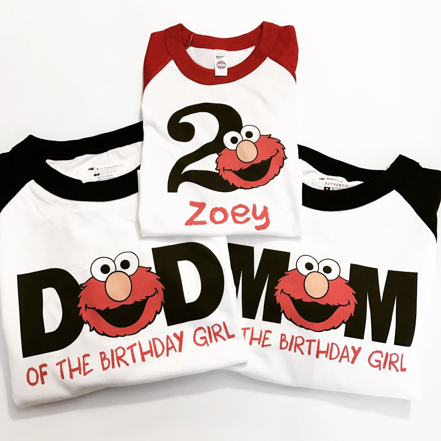 elmo mom and dad shirt