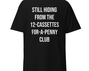 Gen X Cassette Tape Club Shirt | 90er-Jahre-Retro-Musik-Nostalgie-T-Shirt