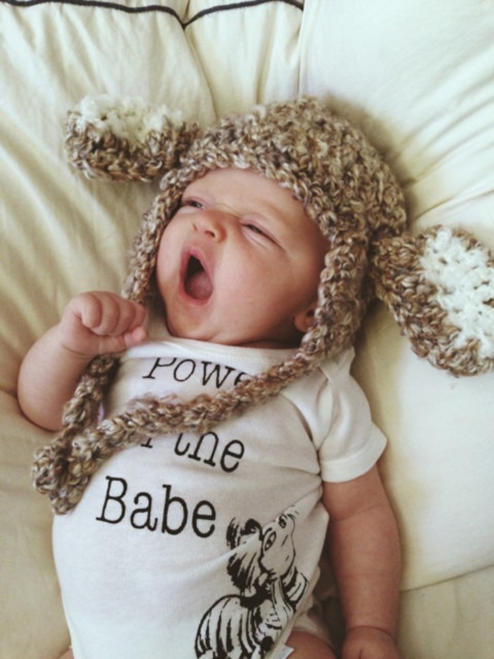 Crocheted Lamb Hat Animal Hat Lamb Ear Flap Hatbaby Hat Etsy