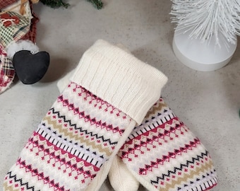 Recycled Sweater Mittens