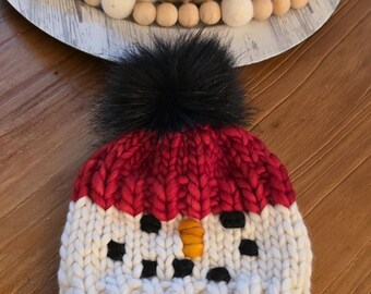 Snow cute snowman hat