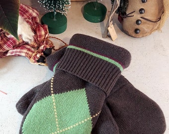 Recycled Sweater Mittens