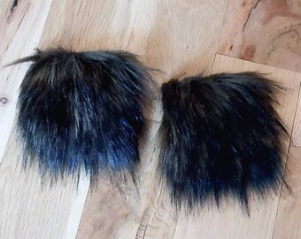 Faux Fur, Diy Faux Fur Squares, Diy Faux Fur poms, Gnome Beards