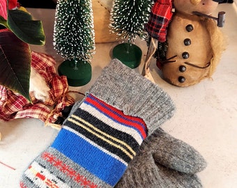 Recycled Sweater Mittens