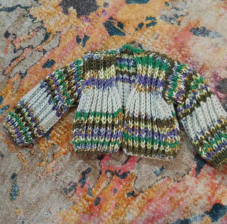 Hand Knit Bulky Sweater image 2