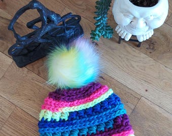Hand Crocheted Winter Hats, Unisex hats, Girlfriend gifts, Acrylic Hats, Starflake Beanie